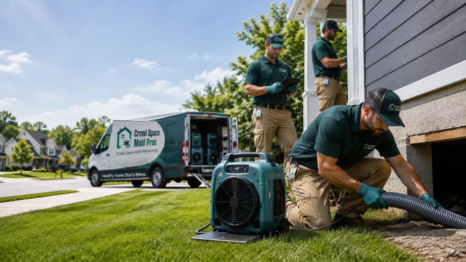 Crawl Space Mold Removal in Trent, SD